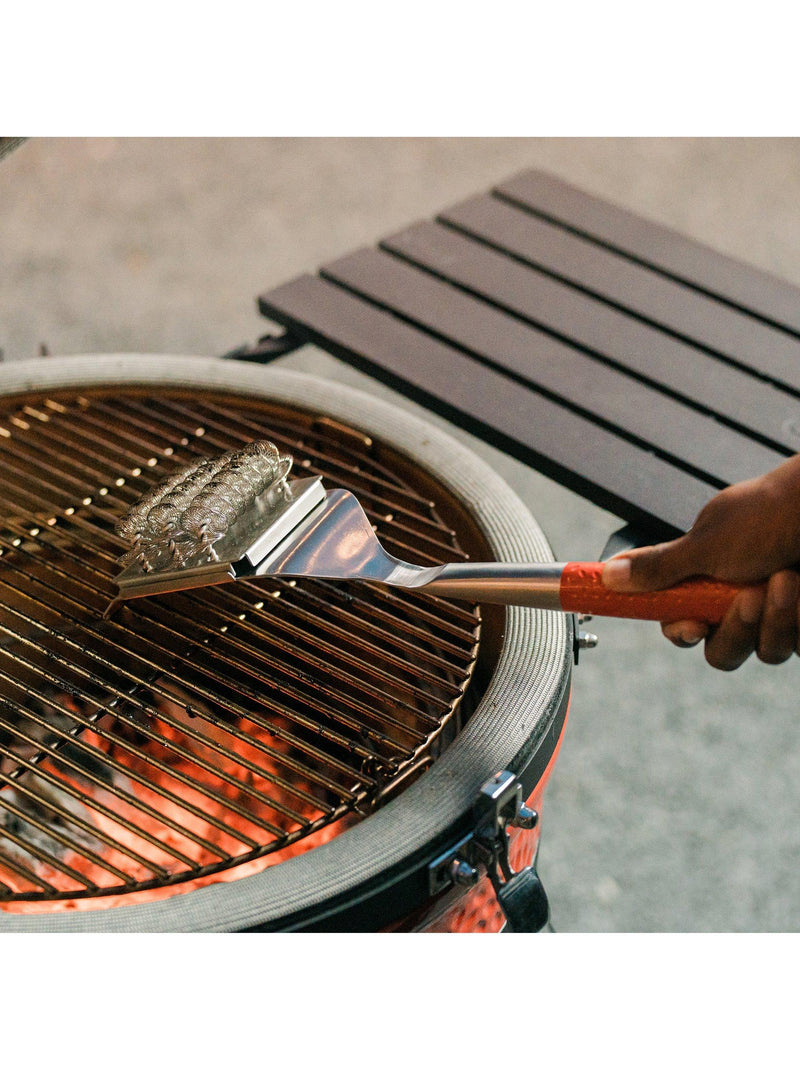 Kamado Joe Krafted stainless steel BBQ grill brush 50cm (British brand)