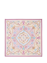 John Lewis Aspinal of London Mayfair Pure Silk Scarf Rose 90x90cm- Buy online at McGrocer