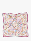 Aspinal of London silk scarf Mayfair rose 90x90cm, imported from the UK