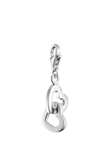 John Lewis THOMAS SABO Intertwined Heart Charm Silver- Buy online at McGrocer
