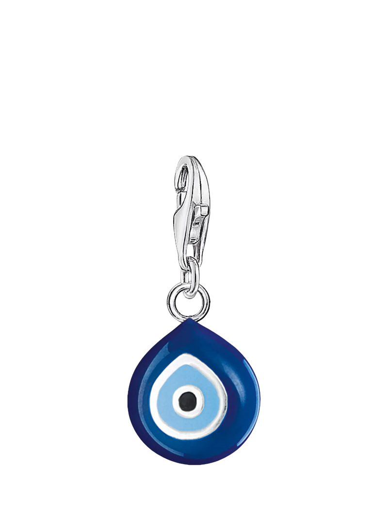 Thomas Sabo Nazar's Eye enamel charm in blue and silver (British brand)