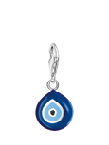 Thomas Sabo Nazar's Eye enamel charm in blue and silver (British brand)