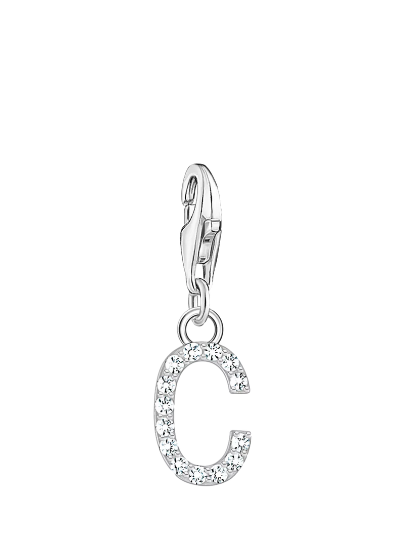 THOMAS SABO Cubic Zirconia Letter Charm Pendant