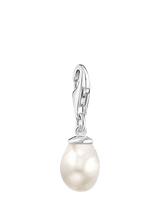 John Lewis THOMAS SABO Freshwater Pearl Charm Pendant, Silver/White- Buy online at McGrocer