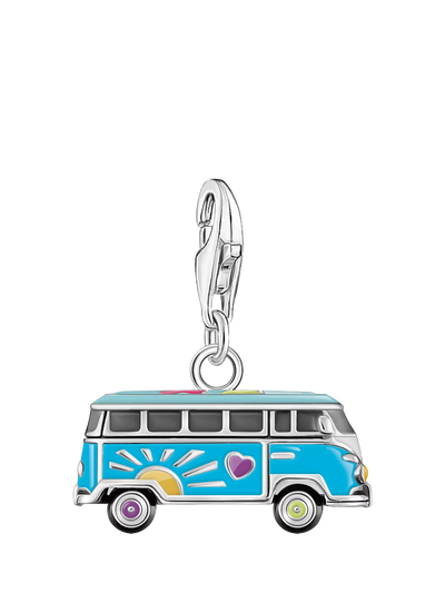 John Lewis THOMAS SABO Enamel Volkswagen Charm, Silver/Multi- Buy online at McGrocer