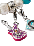 Thomas Sabo enamel electric guitar charm 2.6cm (British brand)