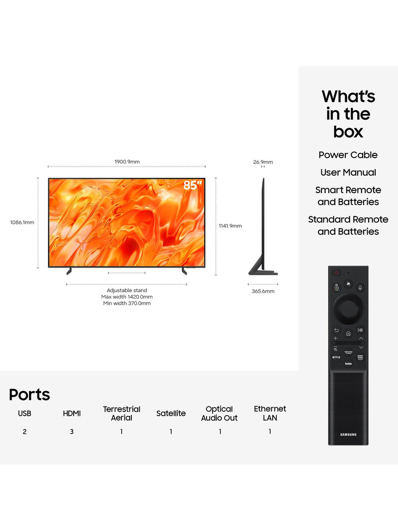 Samsung Neo QLED 4K Smart TV 85 inch (British brand)