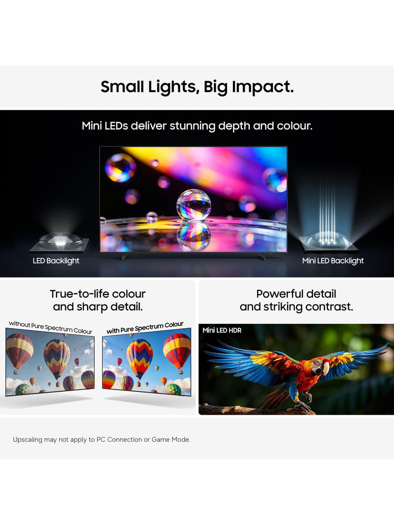 Samsung M72H Mini LED 43 inch 4K TV (British brand)