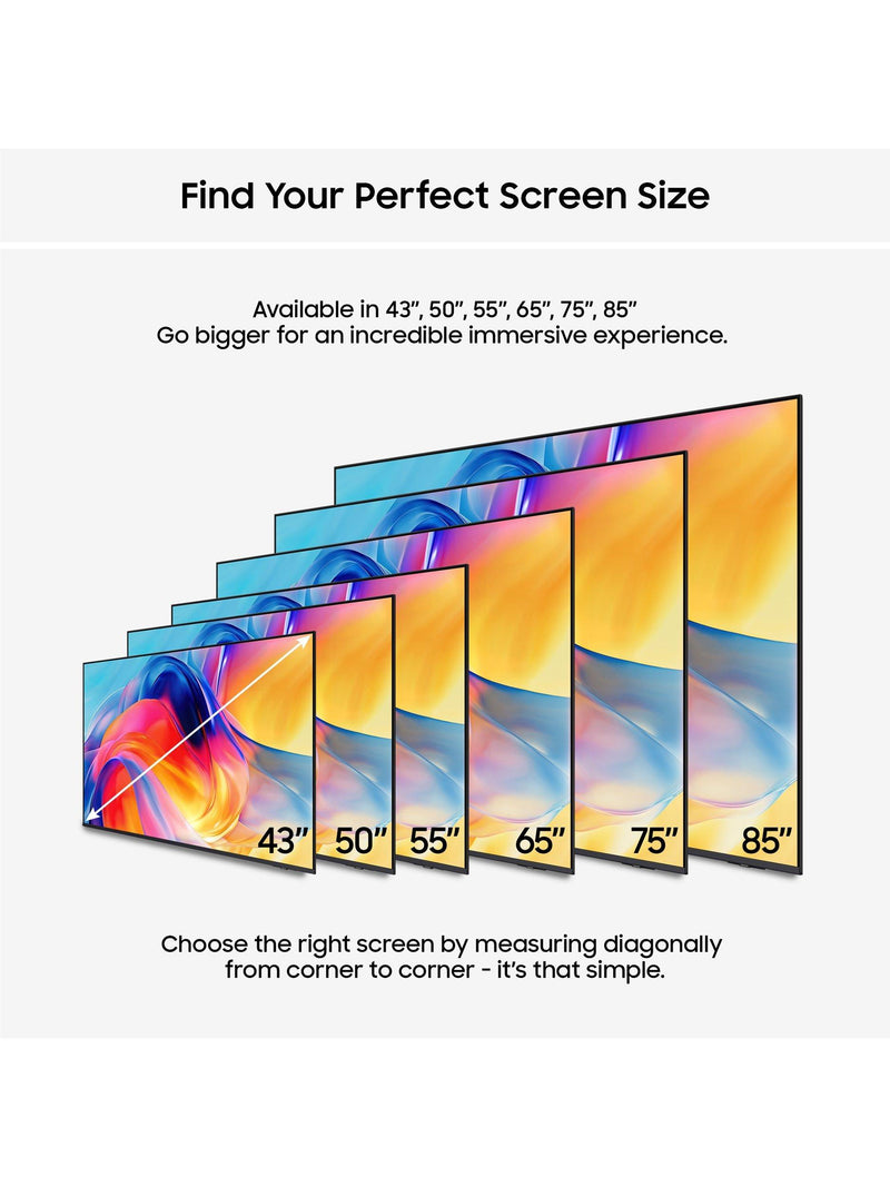 Samsung M72H Mini LED 43 inch 4K TV (British brand)