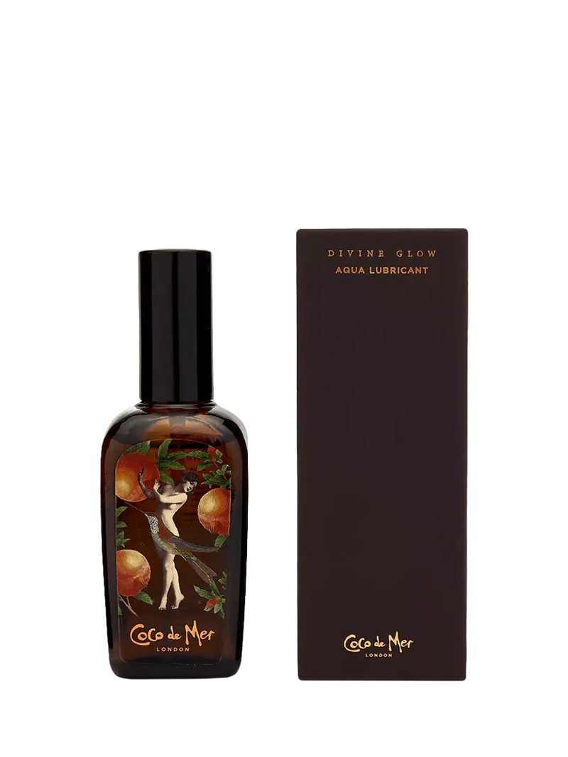 Coco de Mer Divine Glow water-based lubricant, imported from the UK