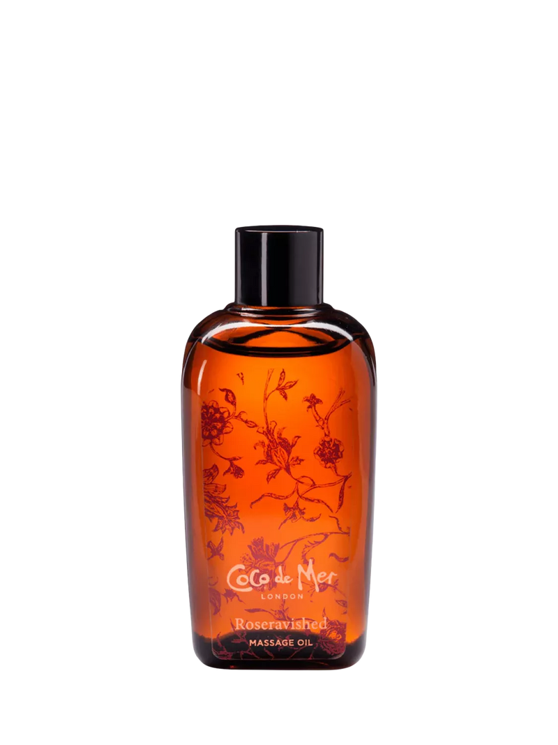 Coco de Mer Roseravished massage oil, imported from the UK