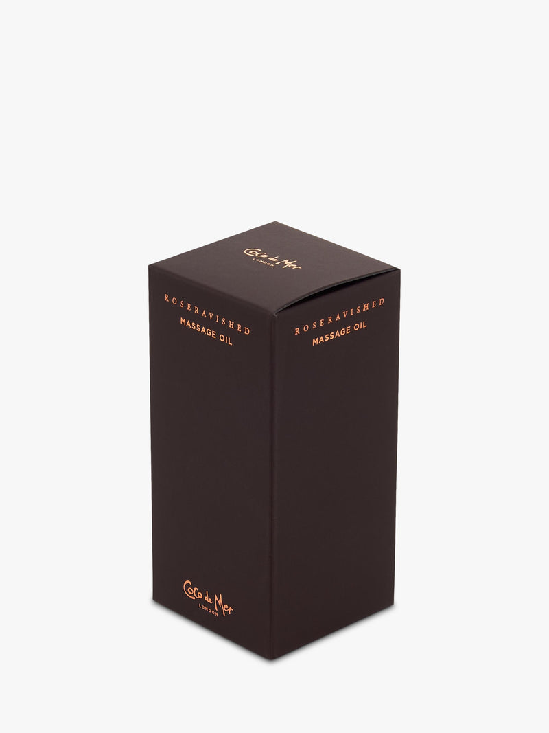 Coco de Mer Roseravished massage oil, imported from the UK