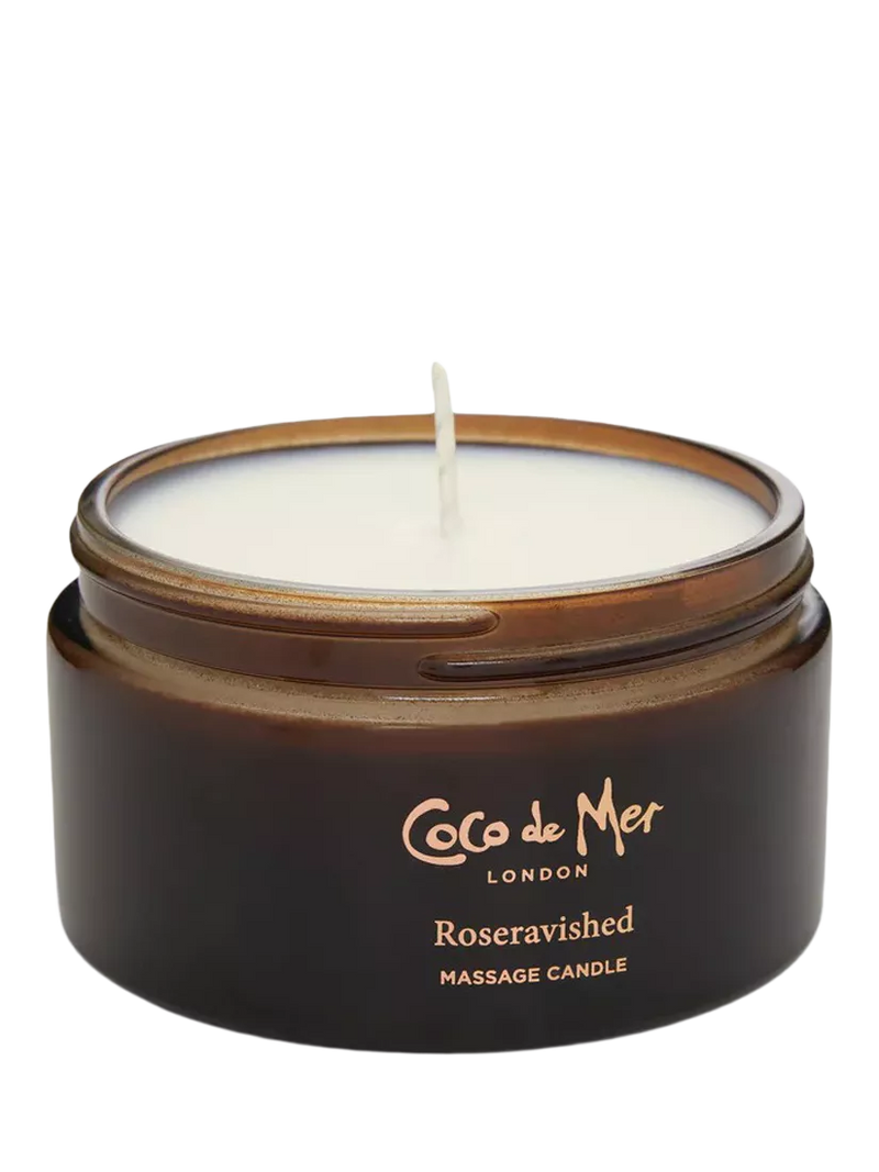 Coco de Mer Roseravished massage candle - British product