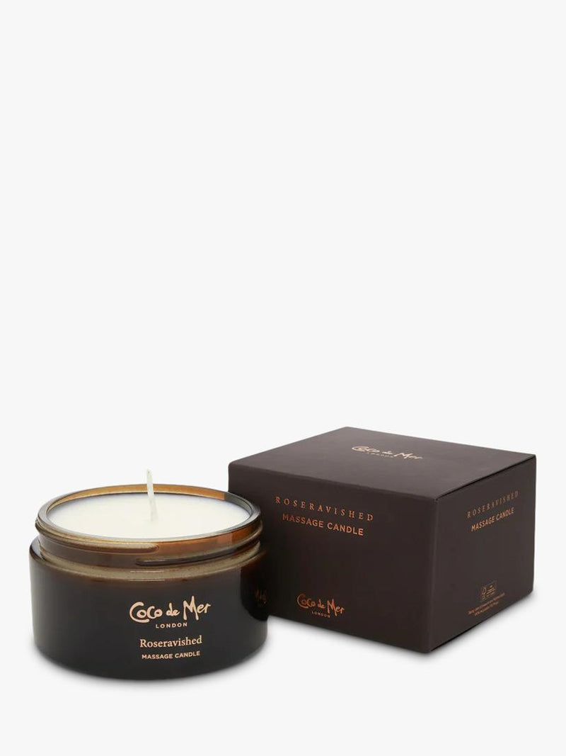 Coco de Mer Roseravished massage candle - British product
