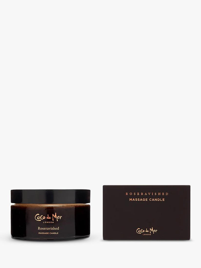 Coco de Mer Roseravished massage candle - British product