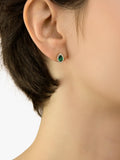 IBB 9ct yellow gold pear stud earrings, UK version