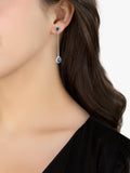 IBB cubic zirconia teardrop earrings, UK version