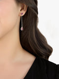 IBB Cubic Zirconia Teardrop Earrings sterling silver, UK version