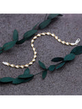 IBB two tone twisted herringbone bracelet sterling silver, UK version