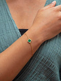 IBB malachite clover chain bracelet, imported from the UK