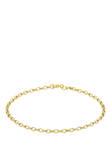 John Lewis IBB 9ct Yellow Gold Oval Belcher Bracelet- Buy online at McGrocer