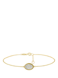 IBB mother of pearl bracelet adjustable 18-19cm (British brand)