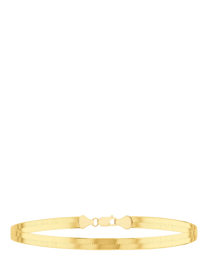 IBB triple herringbone bracelet gold plated, UK version
