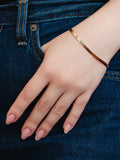IBB triple herringbone bracelet gold plated, UK version