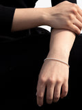 IBB sterling silver ball chain bracelet with lobster claw, silver (British brand)