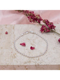 IBB sterling silver ball chain bracelet with lobster claw, silver (British brand)