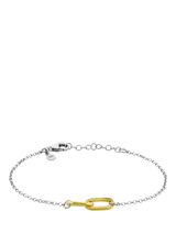 John Lewis IBB Two Tone Paper Link Bracelet, Multi- Buy online at McGrocer