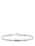 IBB sterling silver triple herringbone bracelet (British brand)