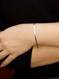 IBB sterling silver triple herringbone bracelet (British brand)