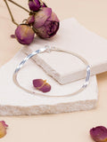 IBB sterling silver triple herringbone bracelet (British brand)