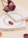 IBB sterling silver triple herringbone bracelet (British brand)
