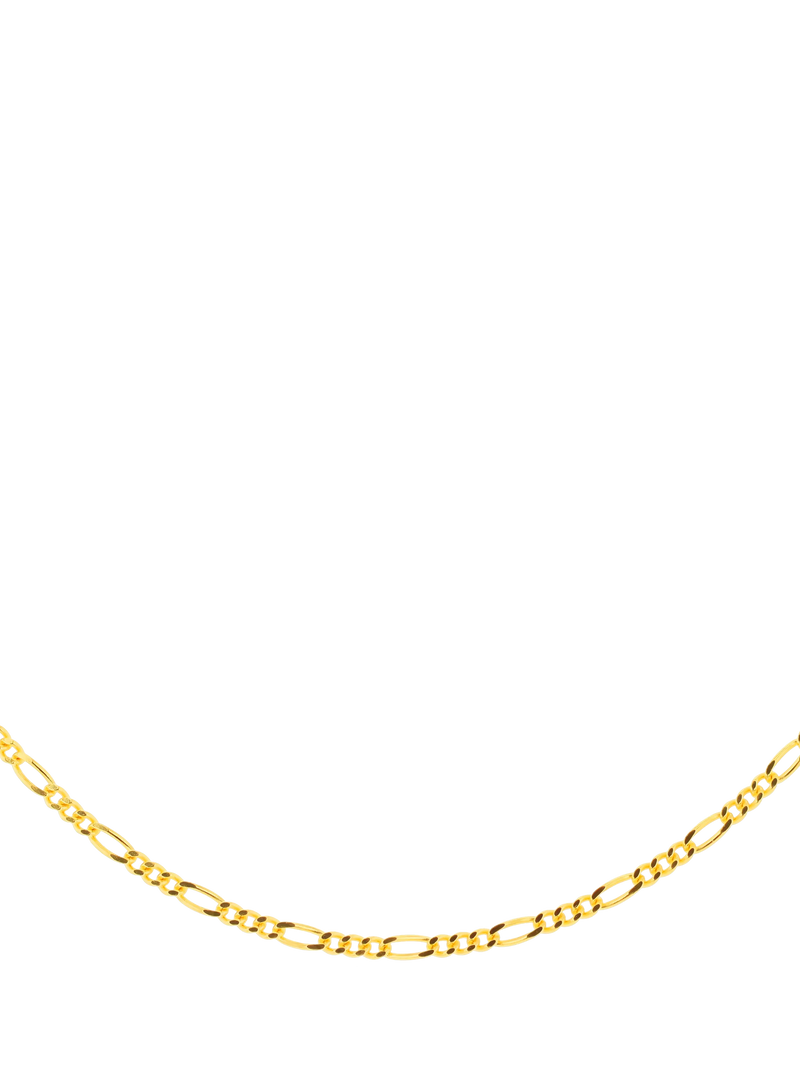 IBB Figaro chain necklace gold plated sterling silver - British product