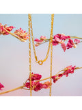 IBB Figaro chain necklace gold plated sterling silver - British product