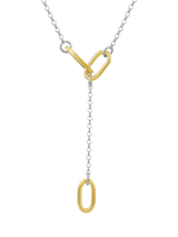 John Lewis IBB Paper Link Drop Chain Necklace, Multi- Buy online at McGrocer