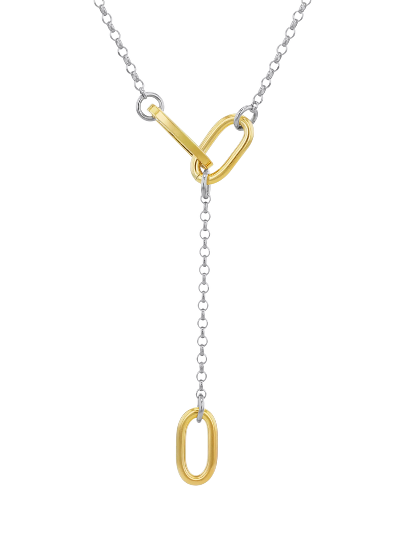 IBB paper link drop necklace 43-46cm (British brand)