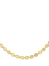 John Lewis IBB Starburst Oval Disc Chain Necklace Gold- Buy online at McGrocer