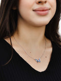 IBB Paua shell butterfly pendant necklace (British brand)