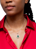 IBB sterling silver cubic zirconia pendant necklace - British product