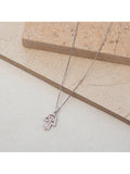 IBB Hamsa hand pendant sterling silver necklace, UK version