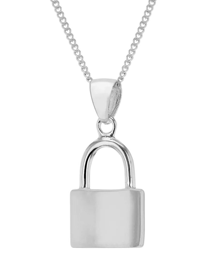 IBB padlock pendant necklace 46cm - British product