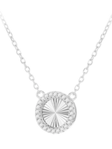 John Lewis IBB Cubic Zirconia Rainbow Pendant Necklace- Buy online at McGrocer