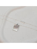 IBB personalised sterling silver dog tag necklace with adjustable chain - British product