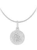 IBB St. Christopher sterling silver pendant necklace, imported from the UK
