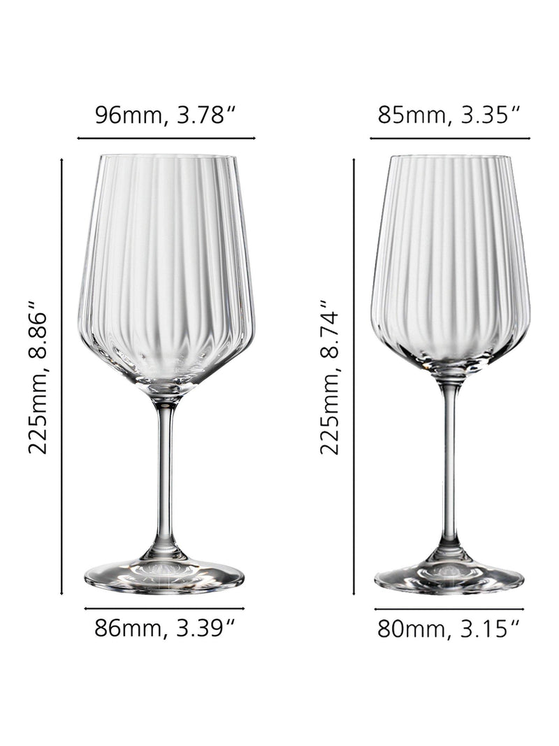 Spiegelau Lifestyle wine glasses 12 pack 630ml, UK version