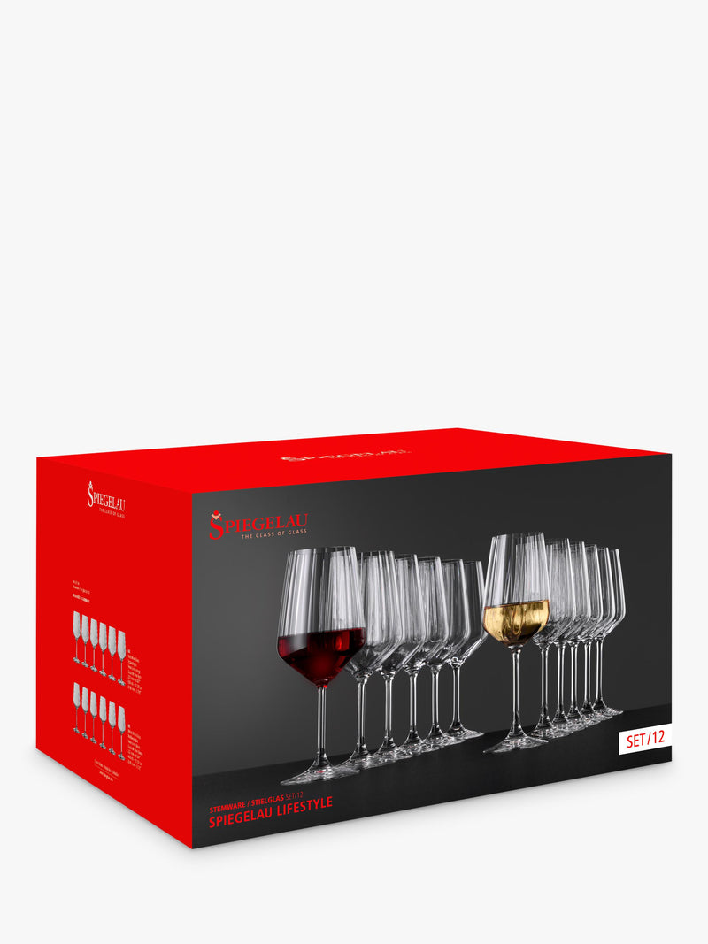 Spiegelau Lifestyle wine glasses 12 pack 630ml, UK version