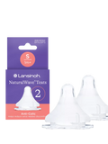 Lansinoh slow flow baby teats pack of 2 (British brand)